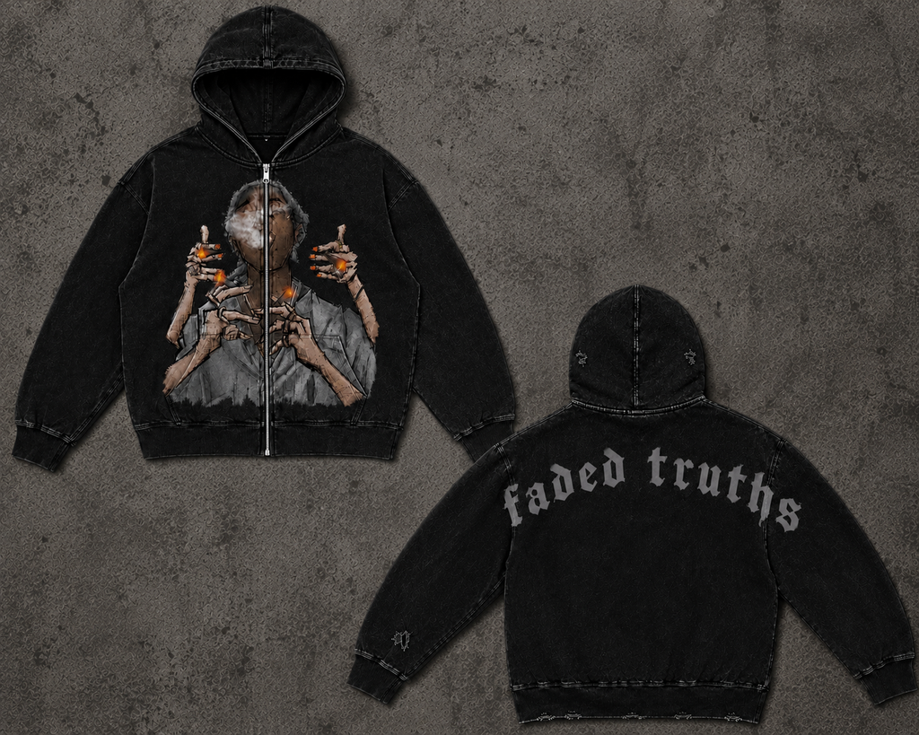 “Behind the Truth” zip up