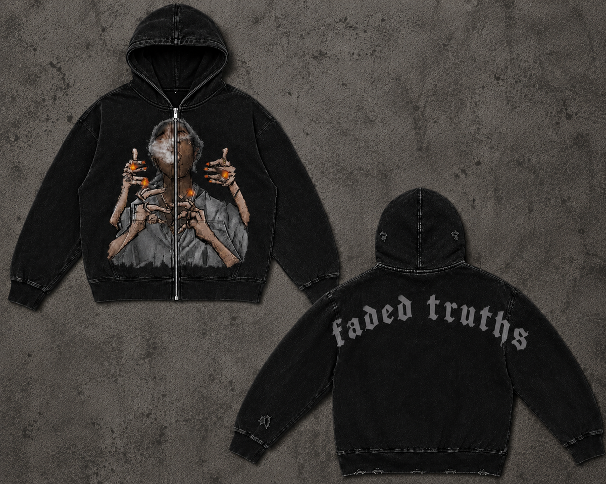 “Behind the Truth” zip up