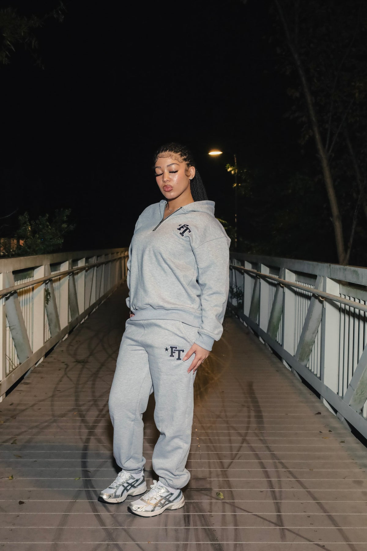 Grey FT quarter zip set