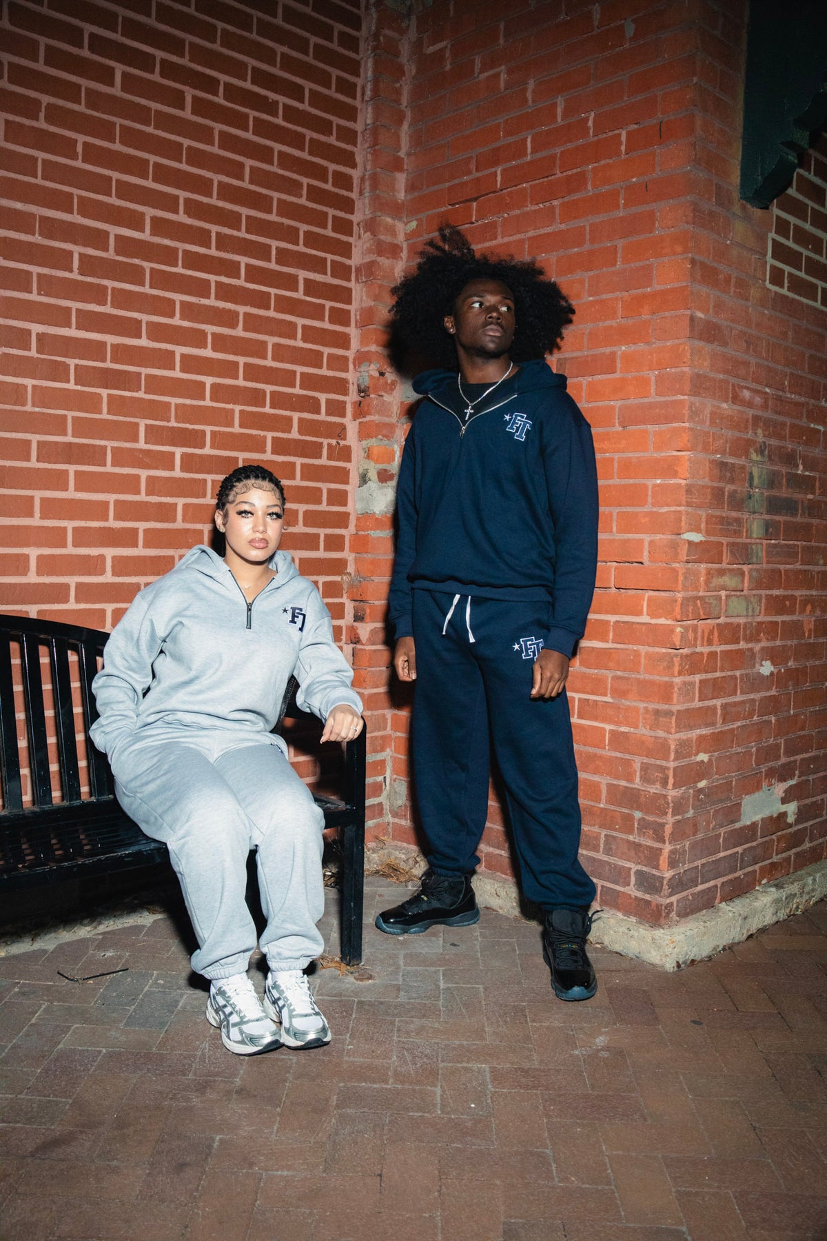 Grey FT quarter zip set