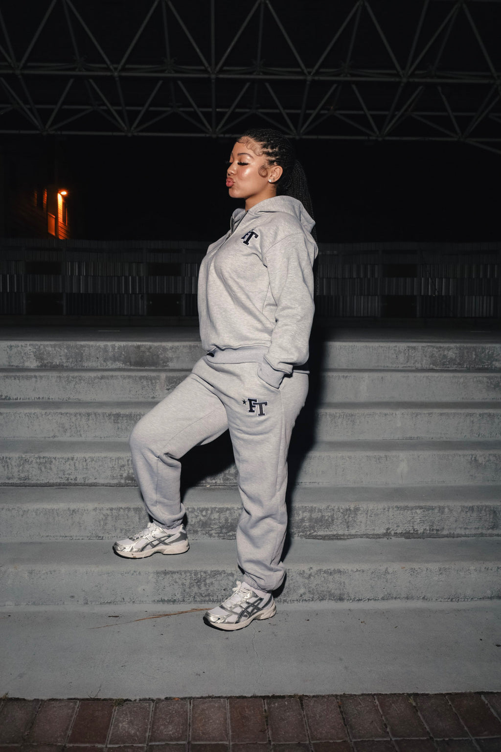 Grey FT quarter zip set