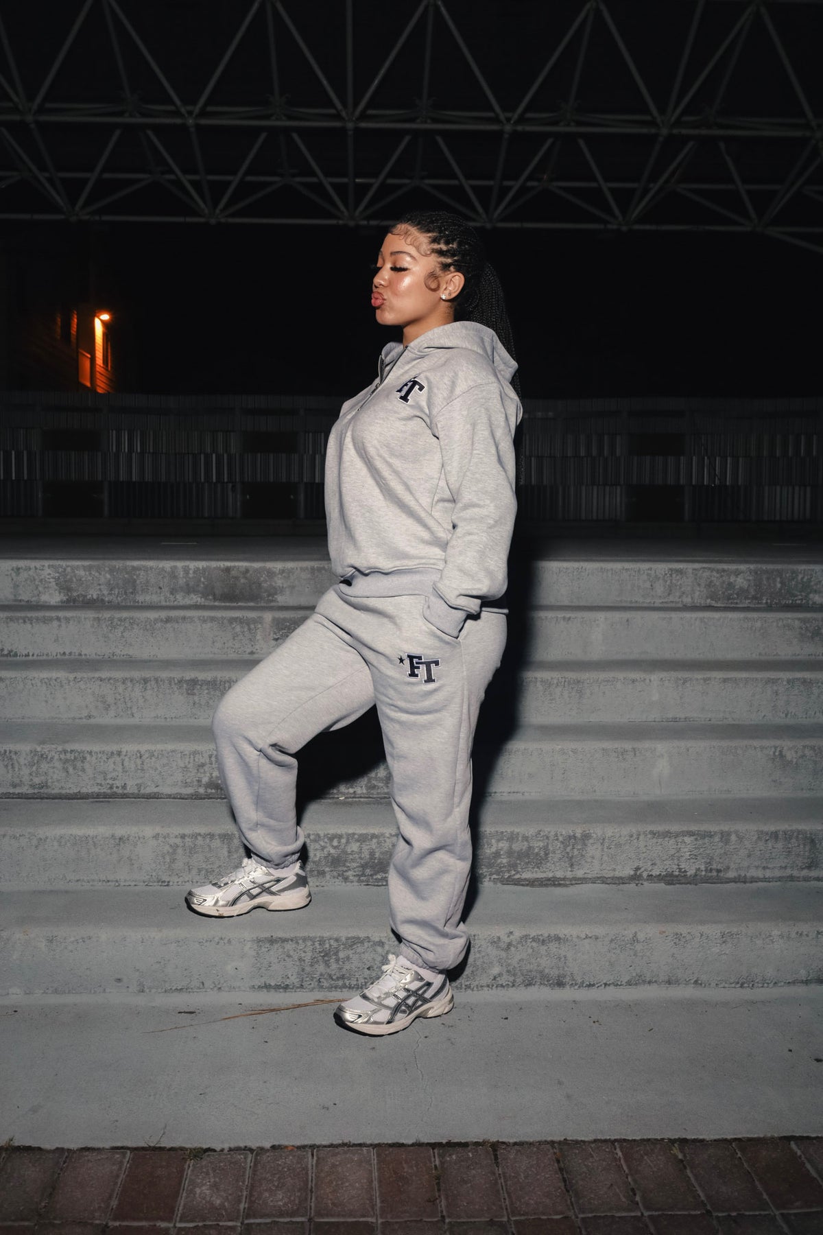 Grey FT quarter zip set